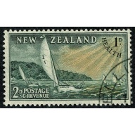 New Zealand. 1951 Health "Yachts". 2d + 1d. Used. SG 709