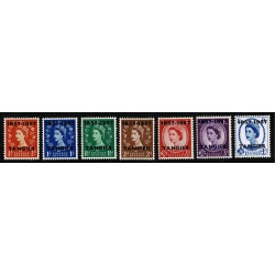 Morocco Agencies. 1957 Centenary of British Post Office in Tangier. SG 323-342. Unmounted Mint.