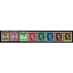 Morocco Agencies. 1957 Centenary of British Post Office in Tangier. SG 323-342. Unmounted Mint.