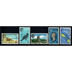 St Christopher, Nevis & Anguilla. 1963-69 Definitive Issue. Fine Used set of 16 values. SG 129-144