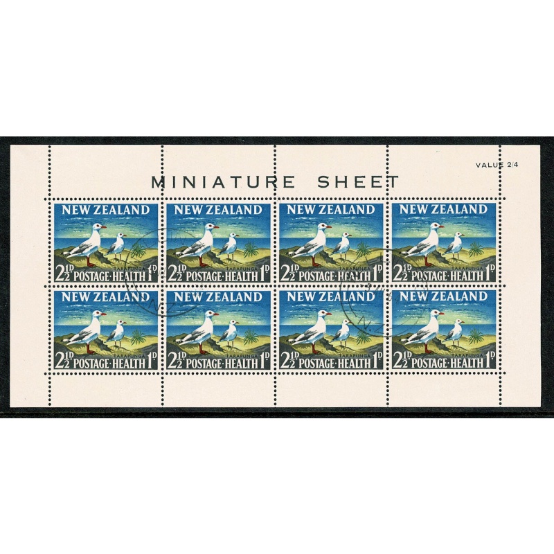 New Zealand. 1964 Health Pair of Miniature Sheets Fine Used. SG MS823b