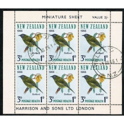 New Zealand. 1966 Health Pair of Miniature Sheets Fine Used. SG MS841