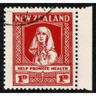 New Zealand. 1929-30 Anti-TB Fund "HELP PROMOTE HEALTH"  Fine used. SG 545