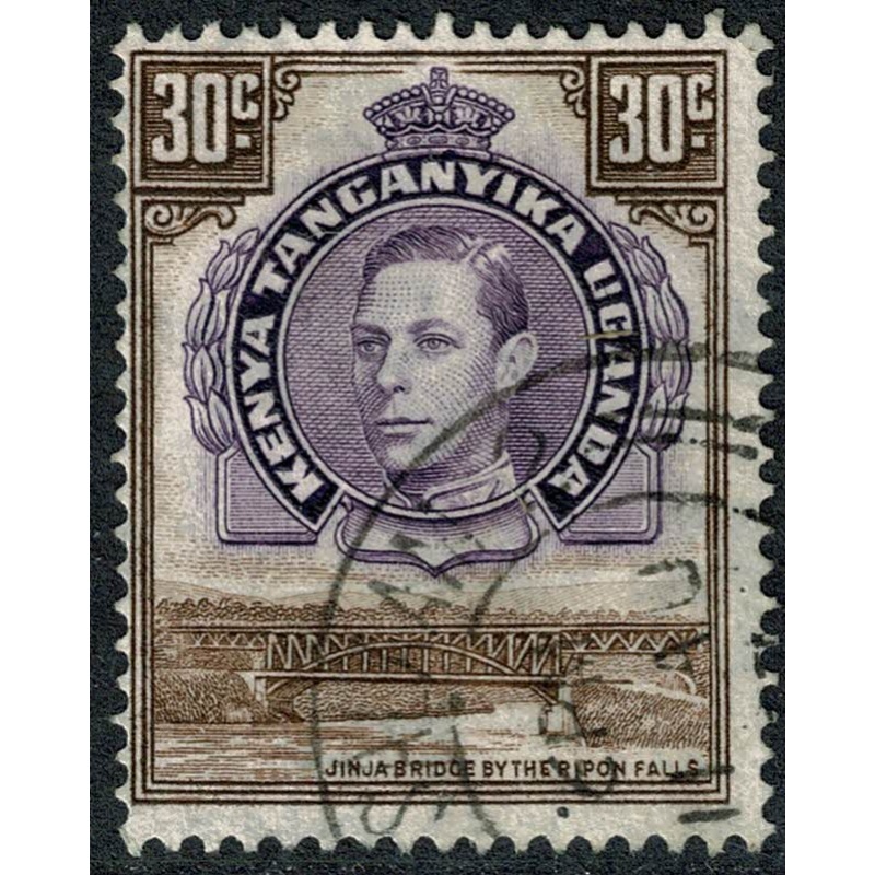 K.U.T 1952 30c dull purple and brown P 13¼ x 13¾. Fine used. SG 142