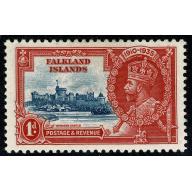 Malta. 1935 Silver Jubilee 1d.deep blue and scarlet. SG 139. Mounted Mint.