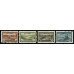 Canada. 1946 Peace Re-conversion. Set of 7 values. SG 401-407. Mounted Mint