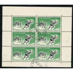 New Zealand. 1957 Health "Lifesavers". Pair of Miniature Sheets. Wmk Upright. Fine Used. SG MS762c