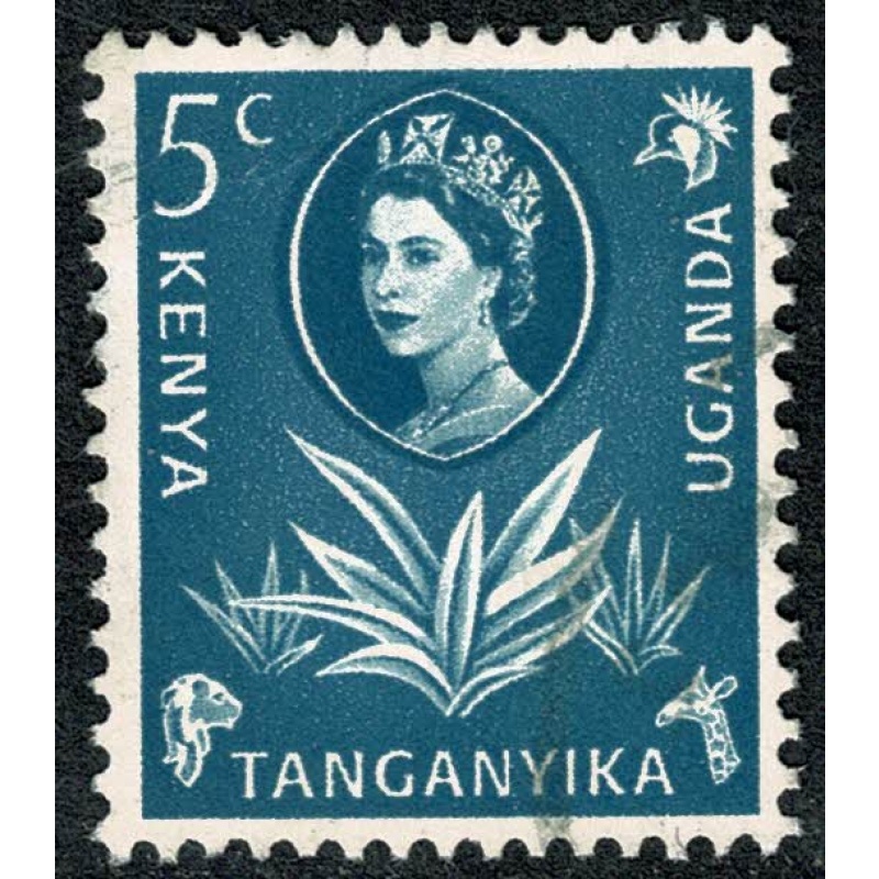 K.U.T 1960 5c Prussian blue.  Fine used. SG 183