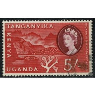 K.U.T 1960 5/- rose-red &  purple.  Fine used. SG 196