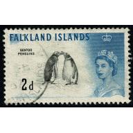 1960-66 Birds. 2d black and blue. Waterlow Printing. SG 195. Fine Used