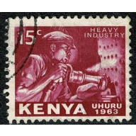 Kenya. 1963 Independence Issue 15c.  Fine used. SG 3