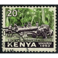 Kenya. 1963 Independence Issue 20c.  Fine used. SG 4