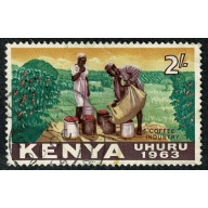 Kenya. 1963 Independence Issue 2/-.  Fine used. SG 11