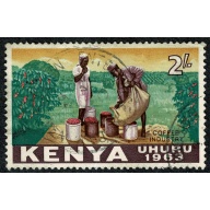 Kenya. 1963 Independence Issue 2/-.  Fine used. SG 11