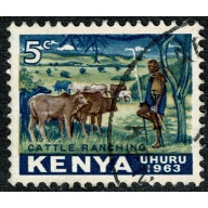 Kenya. 1963 Independence Issue 5c.  Fine used. SG 1