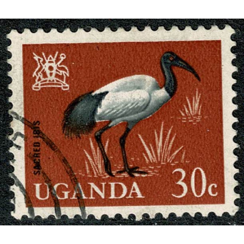 Uganda. 1965 Birds Issue 30c. Fine used. SG 117