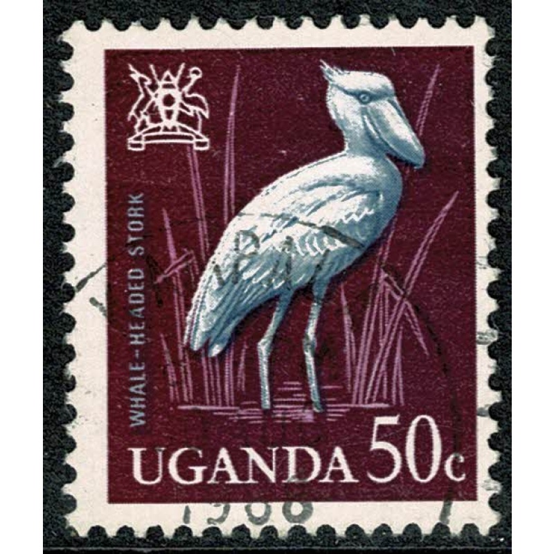 Uganda. 1965 Birds Issue 50c. Fine used. SG 119