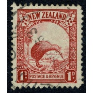 New Zealand. 1936 1d scarlet Die I. Perf 13½x14. Fine Used. SG 557b